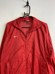 Red Nike Windbreaker Women's XL