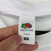 White Fruit of the Loom T-Shirt Medium