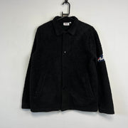 Black Fila Fleece Jacket Women's Medium