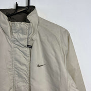 Vintage 90s Grey Nike Quilted Jacket Women's Large