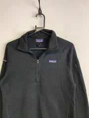 Black Patagonia Half Zip-up Fleece Women's Medium