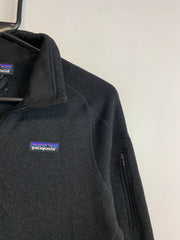 Black Patagonia Half Zip-up Fleece Women's Medium