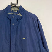 Vintage 90s Navy Nike Golf Quilted Jacket Men's Large
