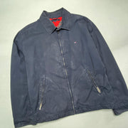 Navy Tommy Hilfiger Harrington Jacket Men's XL