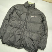 Vintage Black Reebok Puffer Jacket Men's XL