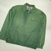 Sunfaded Green Chaps Harrington Jacket Men's Large