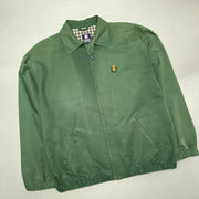 Sunfaded Green Chaps Harrington Jacket Men's Large