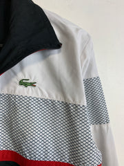 Black and White Lacoste Windbreaker Men's Small