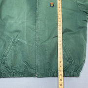 Sunfaded Green Chaps Harrington Jacket Men's Large