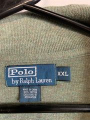 Green Ralph Lauren 1/4 Zip-up Jumper Men's XXL