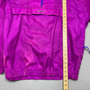 Purple Columbia Windbreaker Women's Large