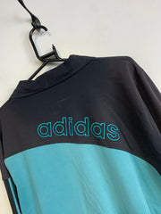 Black and Blue Adidas Track Jacket Men's Medium