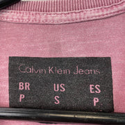 Pink Calvin Klein T-Shirt Small