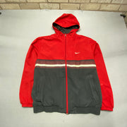 Black and Red Nike Windbreaker Men's XL