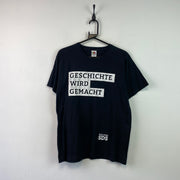 Black Graphic Print T-Shirt Medium