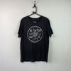 Black Graphic Print T-Shirt Large