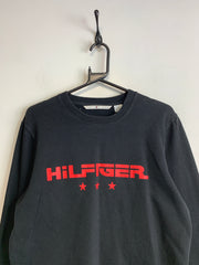 Black Tommy Hilfiger Print Sweatshirt Men's Large