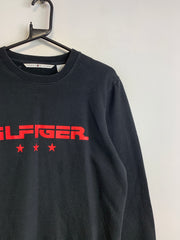 Black Tommy Hilfiger Print Sweatshirt Men's Large