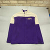 Purple and White NFL Soft Shell Jacket Men's XL