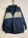 00s Navy and Grey Umbro Jacket Men's XL