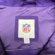 Purple and White NFL Soft Shell Jacket Men's XL