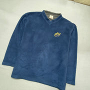 Vintage Blue Screen Stars Fleece Men's Medium