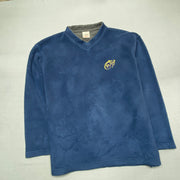 Vintage Blue Screen Stars Fleece Men's Medium