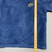 Vintage Blue Screen Stars Fleece Men's Medium