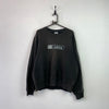 00s Black Adidas Sweatshirt Men's Large