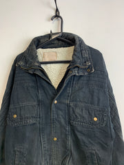 Grey Workwear Denim Jacket Men's Large