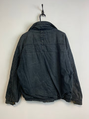 Grey Workwear Denim Jacket Men's Large