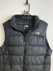 Black North Face 700 Down Puff Gilet Men's XL