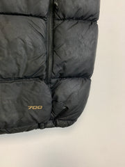 Black North Face 700 Down Puff Gilet Men's XL