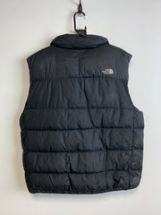 Black North Face 700 Down Puff Gilet Men's XL