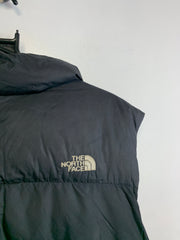 Black North Face 700 Down Puff Gilet Men's XL