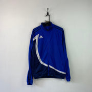 Black and Blue Adidas Track Jacket Men's Small