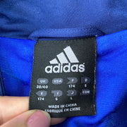 Black and Blue Adidas Track Jacket Men's Small