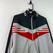 Black Red Grey Adidas Windbreaker Men's Large