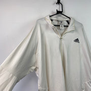 White Adidas Track Jacket Men's XL