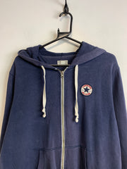 Navy Coverse zip up Hoodie Women's XL