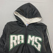 Vintage Black Rams Jacket youth's Medium