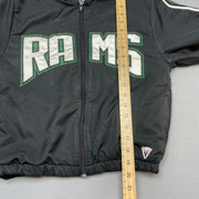 Vintage Black Rams Jacket youth's Medium