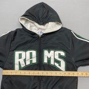 Vintage Black Rams Jacket youth's Medium