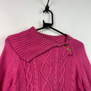 Pink Chaps Knitwear Sweater Women's Medium