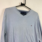 Light Blue Tommy Hilfiger Jumper Women's Medium