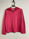 Vintage 90s Pink Nike zip up Hoodie Women's XL