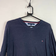 Navy Tommy Hilfiger Jumper Men's Small