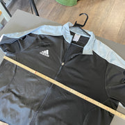 Black and Grey Adidas Track Jacket Men's XL