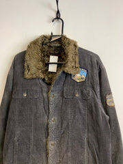 Grey Corduroy Jacket Women's XL