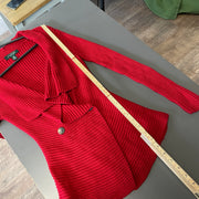 Red Ralph Lauren Knitwear Sweater Dress XS